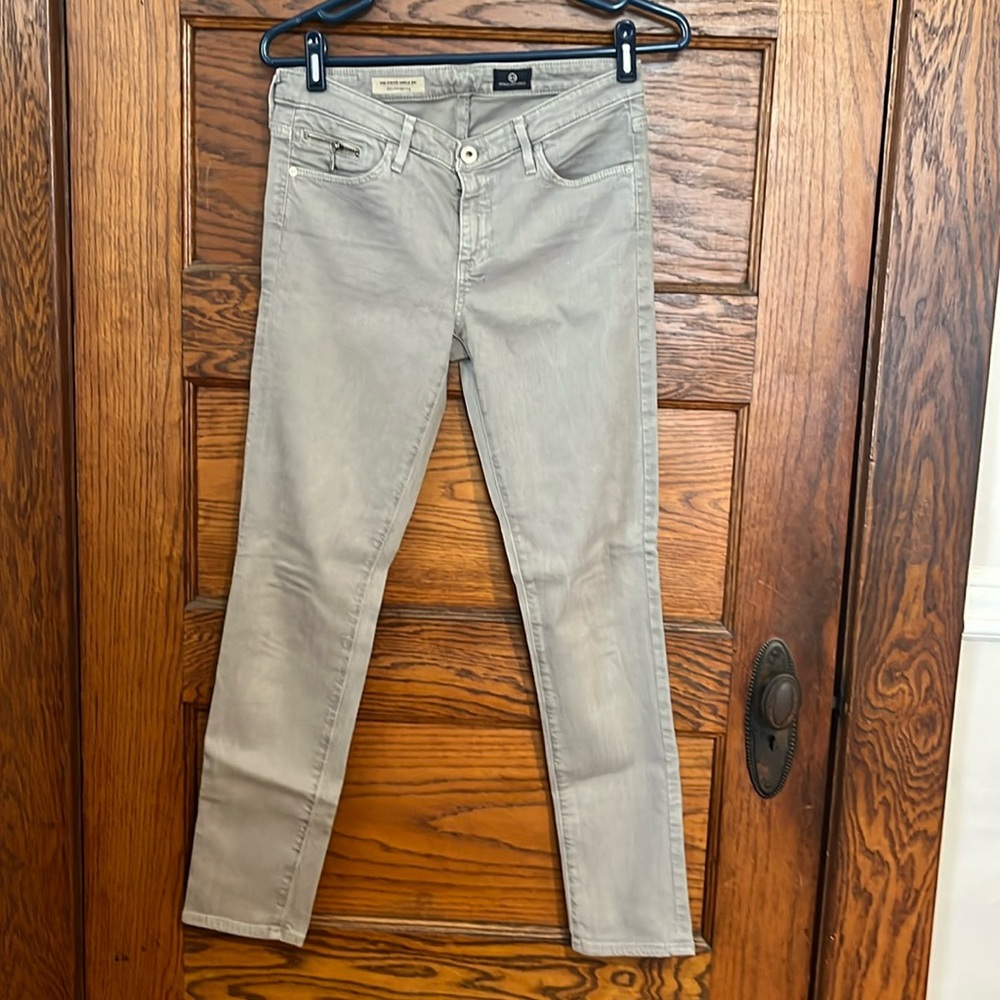 AG Stevie Ankle Zip slim straight leg size 27R